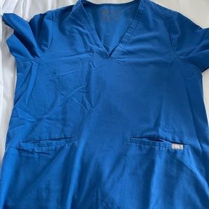 FIGS Royal Blue Scrub top size XL